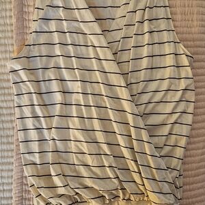 Pima Cotton Banded Blouse by Garnet Hill